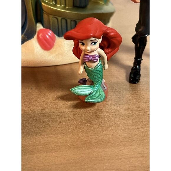 Disney Little Mermaid Toy Bundle Animators Littles Castle Prince Eric - Picture 3 of 11